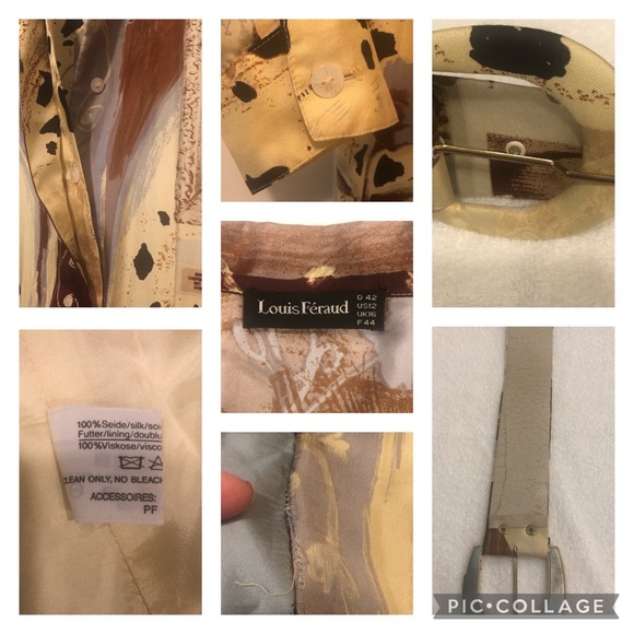 Louis Feraud “Work of Art” Dress Couture 1980’s Vintage by French Designer - Picture 14 of 16